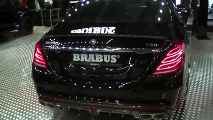 Върха на немското автомобилостроене: Brabus Mercedes S-class W222 Amg 63