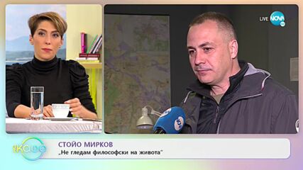 СТОЙО МИРКОВ за героя му в сериала „Братя" - „На кафе” (26.10.2021)