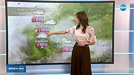 Прогноза за времето (12.01.2019 - централна емисия)