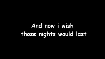 Skillet - Those Nights Lyrics