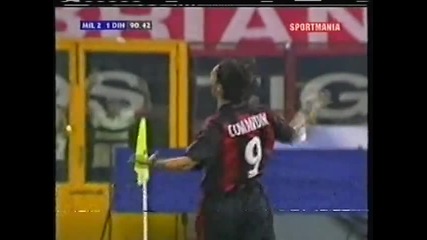 2000 Ac Milan (italy) 3-dinamo Zagreb (croatia) 1 champions League