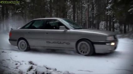 Audi 80 V6 Quattro в снега