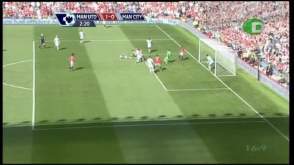 Man Utd - Man City - 1:0 - гол на Рууни