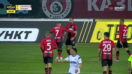 Goal by Lokomotiv Sofia