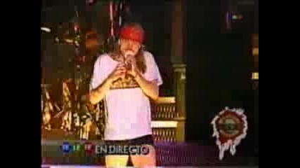 Guns N Roses - Knockin on Heavens Door (argentina, 1992) 