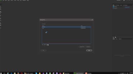 Dreamweaver настройване на сайт