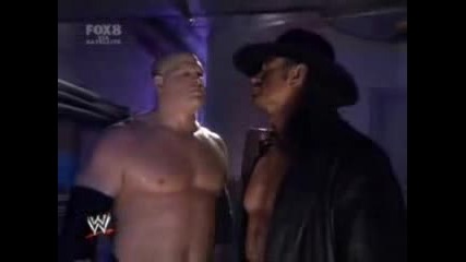 Kane & Undertaker backstage