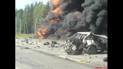 5 Death car crash in Russia