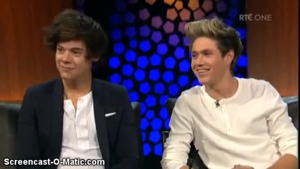 One Direction on the Late Late Show in Ireland