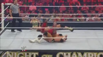 Standing Moonsault Side Slam - John Morrison