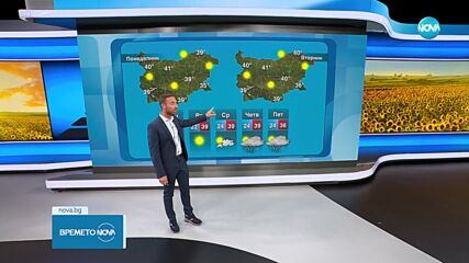 Прогноза за времето (13.07.2024 - обедна емисия)