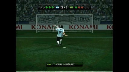 Argentina vs Brazil - pes 2010 