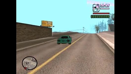 Летящата R8 / Gta San Andreas 