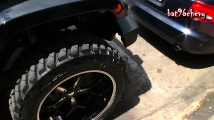 All Black Jeep Wrangler on 24 Forgiatos, 38 Mud Tires w_ 5th Wheel - 1080p Hd