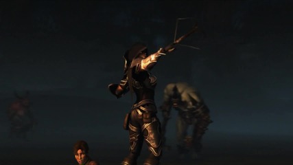 Diablo lll ( Blizzcon 10: Demon Hunter Class Reveal Trailer Hd ) 