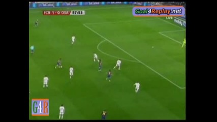 Barcelona - Osasuna 2 - 0 (2 - 0, 24 3 2010) 