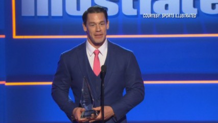 John Cena accepts Sports Illustrated's Muhammad Ali Legacy Award