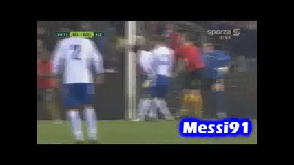 Belgium - Bosnia and Herzegovina 1 - 2 (2 - 4,  28 3 2009).flv