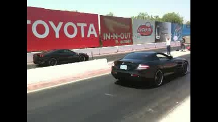 race - ferrari - f430 - vs - mercedes - maclaren - slr 