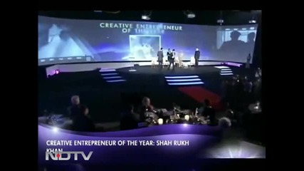 Ndtv Business Leadership Awards Srk is creative entreprenuer of the year