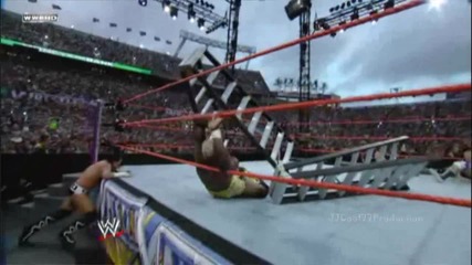 Money In The Bank Ladder Match at Wrestlemania 24 [hq]