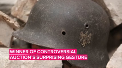 An auction winner spent €600,000 to do this with Hitler's stuff