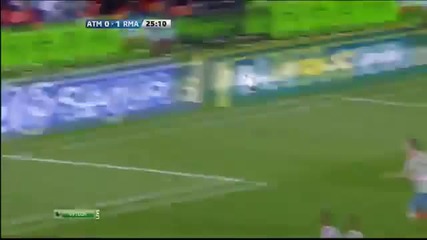 Прекрасен гол на Кристиано Роналдо с/у Атлетико Мадрид ! ( 04.12.2012 )