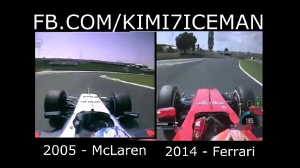 Кими Райконен - Унгария 2005 и 2014