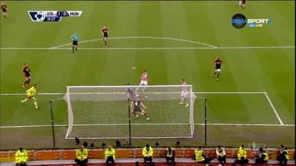 Стоук Сити - Манчестър Юнайтед 2:0 /първо полувреме/