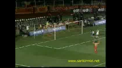 Hasan Sas Goal Vs Bologna In Uefa Cup