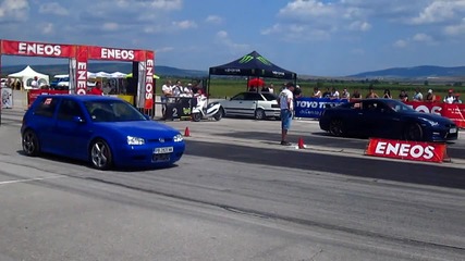 vw golf mk4 turbo vs nissan gt-r