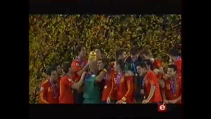 Испания вдигна световната купа за първи път в своята история 