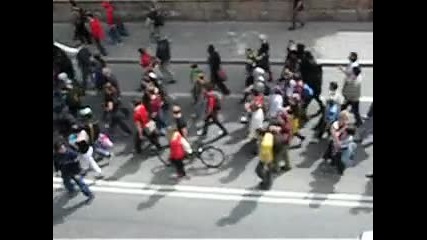 Antifa - demonstrationen vid Hornsgatan