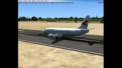Fsx B733 Landing In Rome