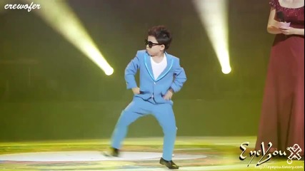 Малкият кореец от Gangam Style се разцепва на песента