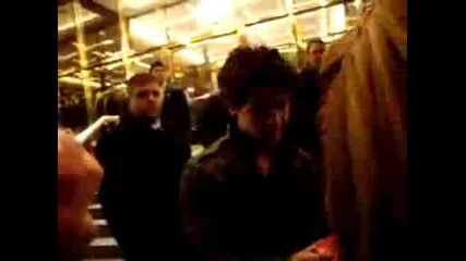 Nick Jonas making fun of fan ..