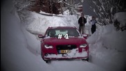 Audi без проблем излиза от 50 см сняг !
