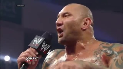 Batista vs Alberto Del Rio - Wwe Raw 24/2/14