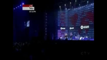 Rihanna Ft Neyo - Hate That I Love You Live At Live Earth