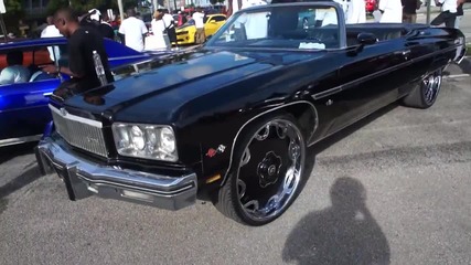 Chevy Donk Vert On Dem 26 Forgiatos!! Clean!!!