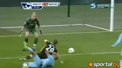 Манчестър Сити - Уулвърхaмптън 3:1 29.10.2011