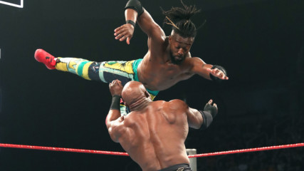 Seth Rollins & Kofi Kingston vs. Baron Corbin & Bobby Lashley – No Disqualification Match: Raw, May 20, 2019