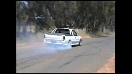 Holden Ute Burnout