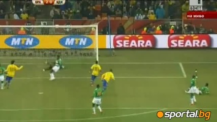 Brazil 3:1 Kotdivuar world cup 2010 All Goals / Бразилия 3:1 Котд Ивоар , Всички Голове ! 