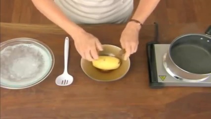 Как се бели картоф за 2 секунди
