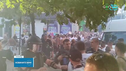 Двама пострадали полицаи при размирици между агитките на "Ботев" и "Локомотив" в Пловдив