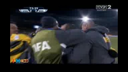 Голът на Луиш Фабиано за 2:2 срещу Сащ 2009 Купа на конфедерациите финал