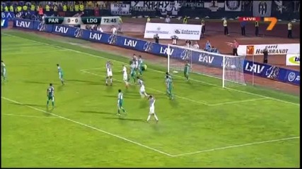 Партизан 0:1 Лудогорец 06.08.2013