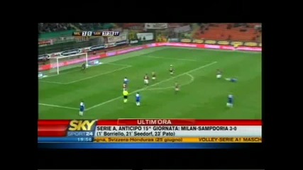 Милан - Сампдория 3:0 Highlights 