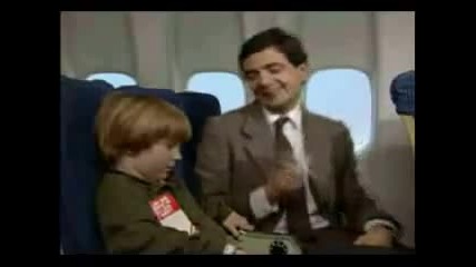 Mr.bean в самолета ( много смях )